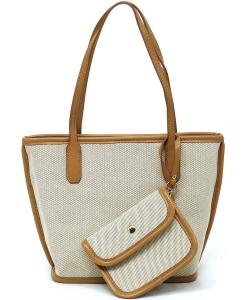 Canvas 2-in-1 Tote Bag CSD004 MOCHA